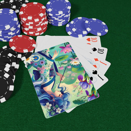Fairy of the Koi Pond Playing Cards