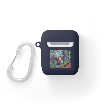 A Colorful Raptor AirPods Case Cover