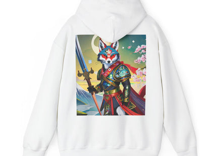 Cyberpunk Samurai Fox – Heavy Blend™ Hooded Sweatshirt