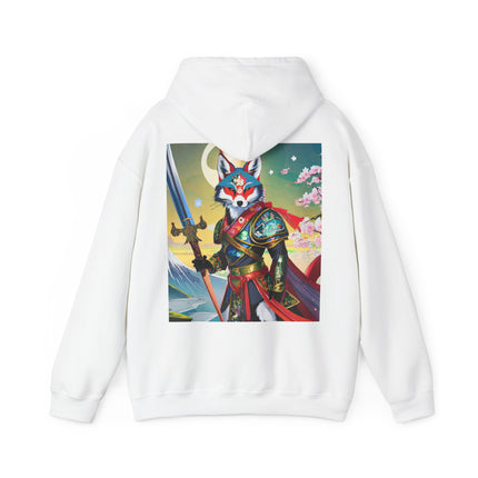 Cyberpunk Samurai Fox – Heavy Blend™ Hooded Sweatshirt