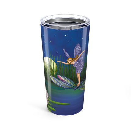 Fairy on a Dragonfly by Ida Rentoul Tumbler 20oz