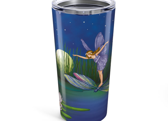 Fairy on a Dragonfly by Ida Rentoul Tumbler 20oz