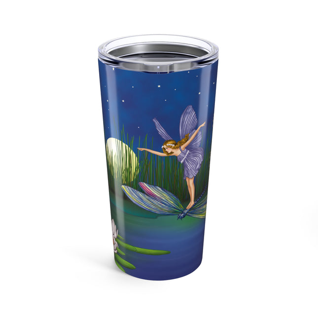 Fairy on a Dragonfly by Ida Rentoul Tumbler 20oz