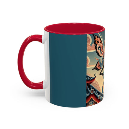 Dragon Fairy of the Temple Colorful Mugs (11oz, 15oz)