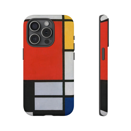 Composition with Red, Yellow, Blue, and Black by Piet Mondrian Phone Cases