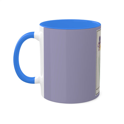Iris, Iris sibirica by Anselmus Boëtius de Boodt Colorful Mugs, 11oz