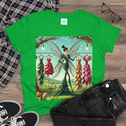 A Fairy Choosing Gowns Cotton Tee
