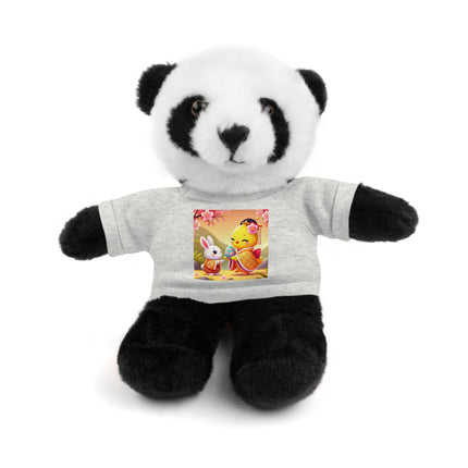 Whimsical Springtime Exchange Stuffed Animals with Tee