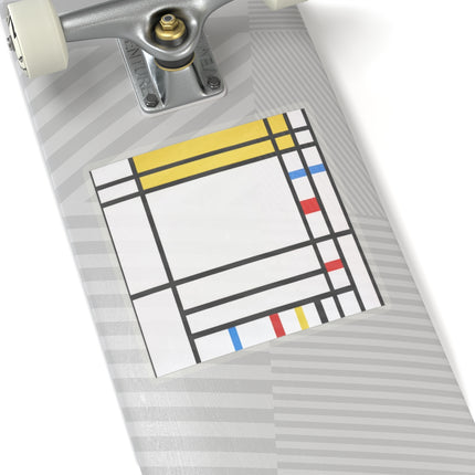 Place de la Concorde by Piet Mondrian Kiss-Cut Stickers (4 Sizes)