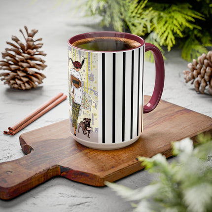 Wrapped in Elegance Colorful Mugs (11oz, 15oz)