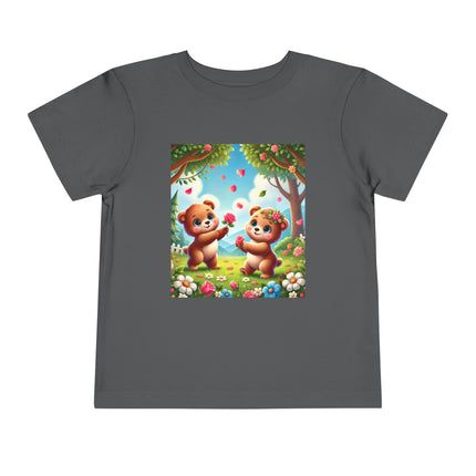 Teddy Bear Friendship Toddler Short Sleeve Tee