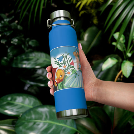 Fairy and Dapper Chick Copper Vacuum Insulated Bottle, 22 oz