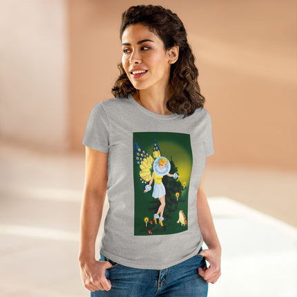 The Enchanted Encounter Women's Midweight Cotton Tee