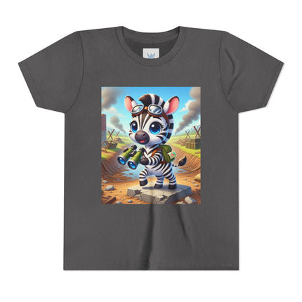 Zebra Lookout Youth Short Sleeve Tee
