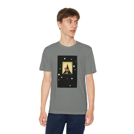 Playful Paws Youth Competitor Tee – Vintage Charm & Curious Adventure