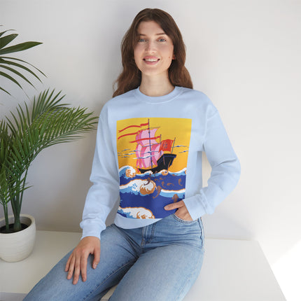 Golden Seas and Whimsical Dreams Heavy Blend™ Crewneck Sweatshirt
