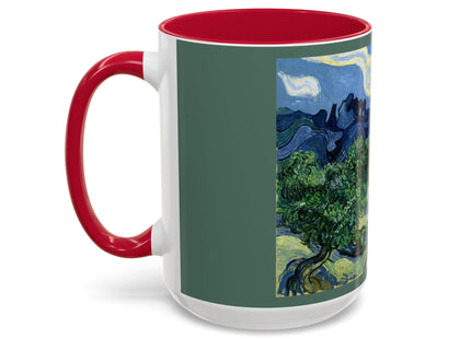 Olive Trees by Vincent Van Gogh Colorful Mugs (11oz, 15oz)