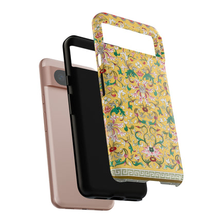 Yellow Botanical Pattern by Owen Jones Phone Cases