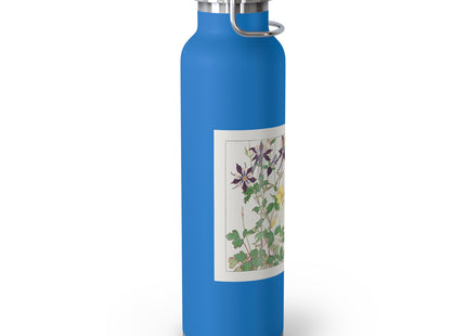 Aquilegia Flower by Tanigami Kônan Copper Vacuum Insulated Bottle, 22oz