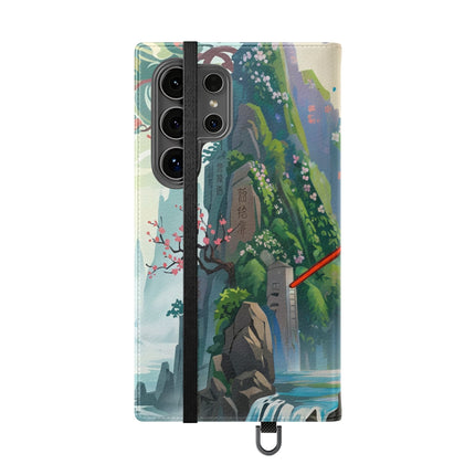 🐘⚔️ Cyberpunk Elephant Samurai Flip Case – Ancient Wisdom & Neon Power