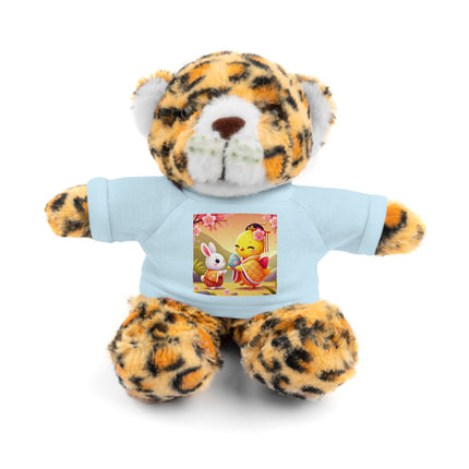 Whimsical Springtime Exchange Stuffed Animals with Tee