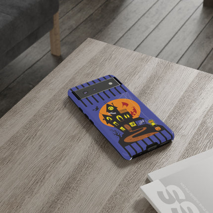 Halloween Night at the Haunted House Phone Cases