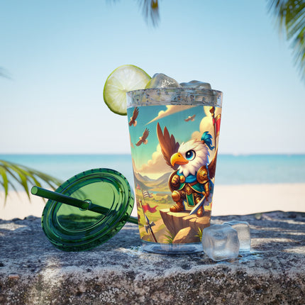 Watchful Guardian Sunsplash Tumbler with Straw, 16oz