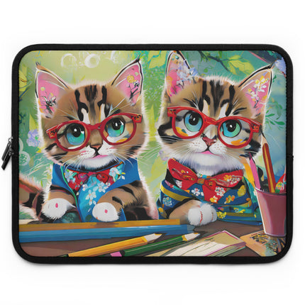 Kitten Scholars Laptop Sleeve