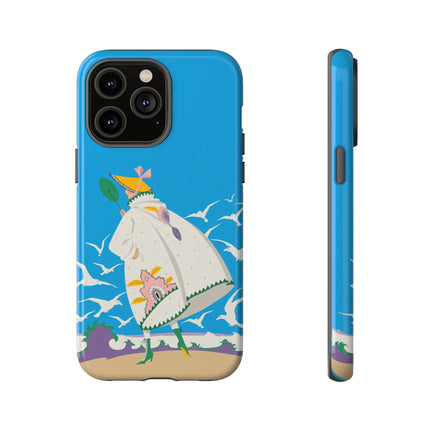 Seaside Wanderer Phone Case – Whimsical Charm & Coastal Delight