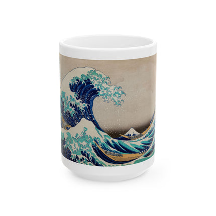 The Great Wave off Kanagawa by Katsushika Hokusai Ceramic Mug (11oz, 15oz)