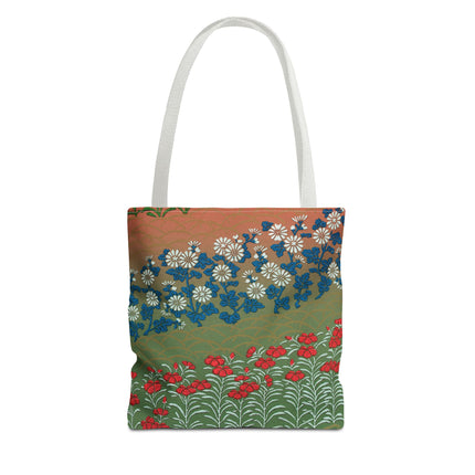Japanese Flower Pattern II by G.A. Audsley Tote Bag (AOP)