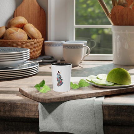 Beauties in a Spring Storm by Keisai Eisen Ceramic Shot Glass