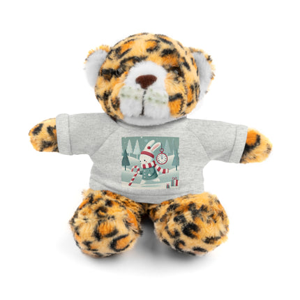 Candy Cane Timekeeper Bunny Stuffed Animals with Tee