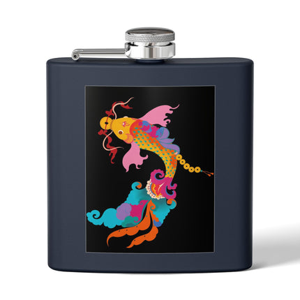 Golden Koi Flask – Lucky Swim & Vibrant Fortune
