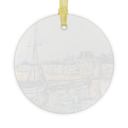 Le Croisic by Paul Signac Glass Ornament – Harbor Light & Impressionist Calm