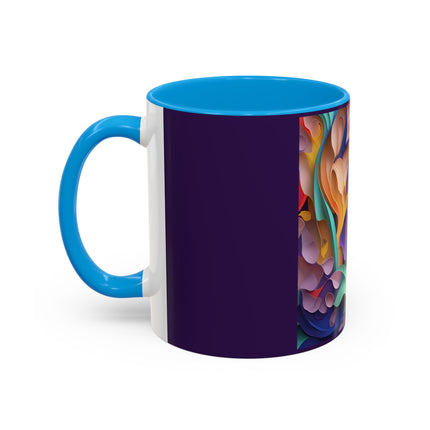 The Elegant Iris Flower Colorful Mugs (11oz, 15oz)