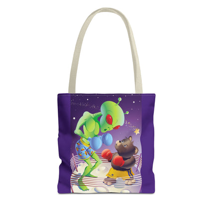 Cosmic Clash Tote Bag (AOP)