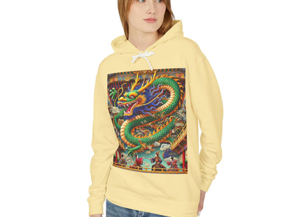 Tibetan Dragon Over Kabuki Duel Hoodie
