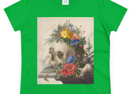 Vanitas Still Life by Herman Henstenburgh Women's Midweight Cotton Tee