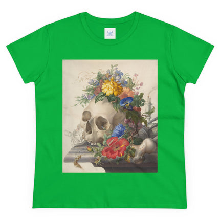 Vanitas Still Life by Herman Henstenburgh Women's Midweight Cotton Tee