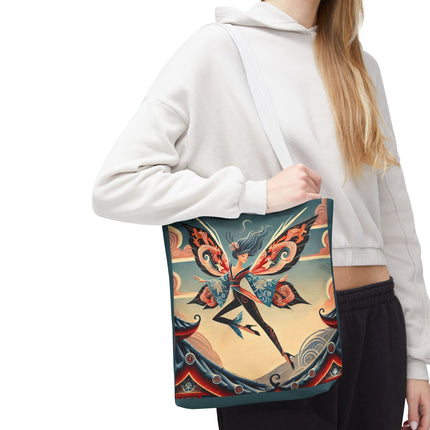 The Dragon Fairy of the Temple Tote Bag – Mythic Grace & Ancient Power