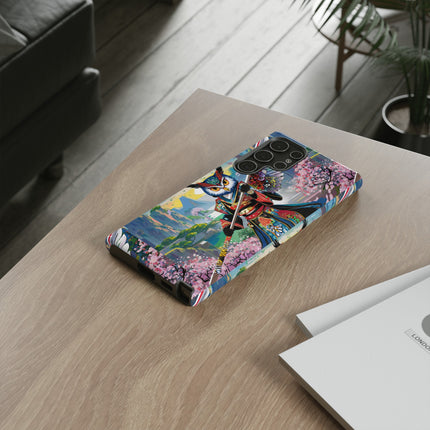 Cyberpunk Samurai Owl Phone Cases