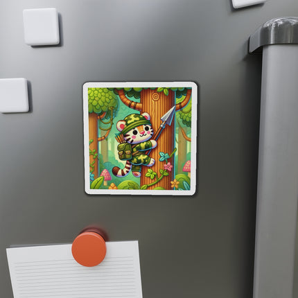 Stealthy Stripes Die-Cut Magnets (5 Sizes)