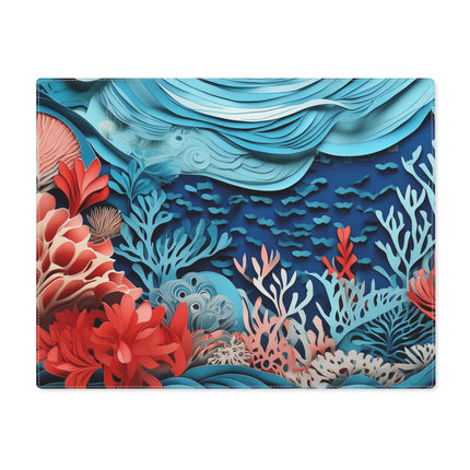 Enchanting Underwater Scene Placemat, 1pc