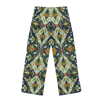 Ornamental Tiles (Pl. 10) from the Afghan Boundary Commission Women's Pajama Pants (AOP)