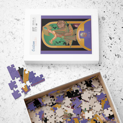 October & Opal, Tourmaline (from the Gem Series) by Sofia Chiostri Puzzle (110, 252, 500-Piece)