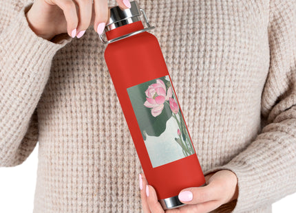 Blooming Lotus Flowers by Ohara Koson Vacuum Insulated Bottle, 22oz