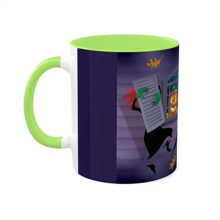 Whimsical Halloween Mischief Colorful Mugs, 11oz