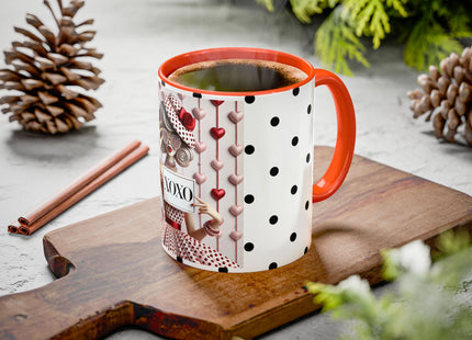 Fashionably Yours, XOXO Colorful Mugs (11oz, 15oz)