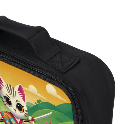 Samurai Kitten Lunch Bag – Discipline, Grace & Playful Courage